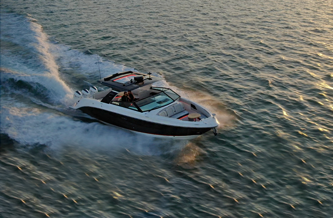 Sea Ray SLX-R 400e Smart Boat First On The Water Walk-through